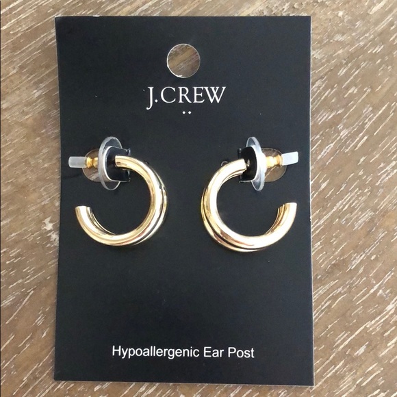 J. Crew Jewelry - J. Crew | Double Tube Hoop Earrings - NWT!